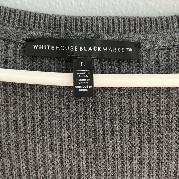 White House Black Market Sweater Dress L - Picture 2 of 3